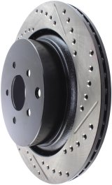 StopTech 09 Infiniti FX50 SportStop Slotted & Drilled Rear Left Rotor thumbnail 6