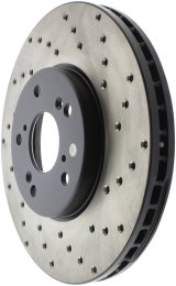 StopTech 99-08 Acura TL (STD Caliber) / 01-03 CL / 04-09 TSX Cross Drilled Left Front Rotor thumbnail 6