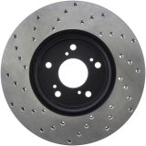 StopTech 99-08 Acura TL (STD Caliber) / 01-03 CL / 04-09 TSX Cross Drilled Left Front Rotor thumbnail 7