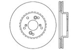 StopTech 99-08 Acura TL (STD Caliber) / 01-03 CL / 04-09 TSX Cross Drilled Left Front Rotor thumbnail 9