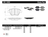 StopTech Performance Volkswagen Rear Brake Pads thumbnail 2