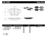 StopTech Performance Volkswagen Rear Brake Pads thumbnail 8