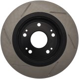 StopTech Power Slot 09-10 Acura TSX / 08-10 Honda Accord Rear Left Slotted Rotor thumbnail 5