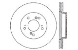 StopTech 97-01 Acura Integra Type R / 97-01 Honda CR-V Slotted & Drilled Left Front Rotor thumbnail 3
