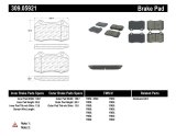 StopTech Performance 00-06 Jaguar S Typre R / XJ R / XJR-S / XJ Sport Rear Brake Pads thumbnail 9