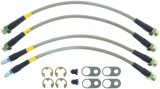 StopTech 08-10 Mitsubishi Lancer Ralliart Stainless Steel Rear Brake Lines thumbnail 5