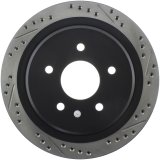 StopTech 97-10 Chevy Corvette Slotted & Drilled Rear Left Rotor thumbnail 1
