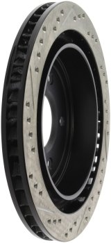 StopTech 97-10 Chevy Corvette Slotted & Drilled Rear Left Rotor thumbnail 5