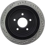 StopTech 97-10 Chevy Corvette Slotted & Drilled Rear Left Rotor thumbnail 7