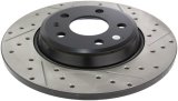 StopTech Power Slot 09-10 Audi A4/A4 Quattro / 08-10 A5 / 10 S4 Rear Left Drilled & Slotted Rotor thumbnail 5