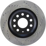 StopTech 09-13 VW CC 3.6L VR6 / 08-09 & 12 Golf R/Golf R32 Drilled Left Rear Rotor thumbnail 1