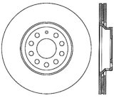 StopTech 09-13 VW CC 3.6L VR6 / 08-09 & 12 Golf R/Golf R32 Drilled Left Rear Rotor thumbnail 2