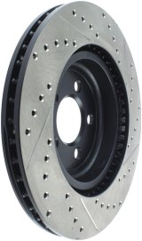 StopTech 05-09 Chrysler 300 (5.7L V8 exc SRT-8) Front Right Slotted & Drilled Rotor thumbnail 5