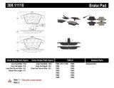 StopTech Performance 08-13 Audi TT Quattro / 12 VW Golf R Front Brake Pads thumbnail 2