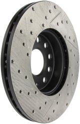 StopTech Slotted & Drilled Sport Brake Rotor thumbnail 1