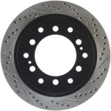 StopTech Slotted & Drilled Sport Brake Rotor thumbnail 1