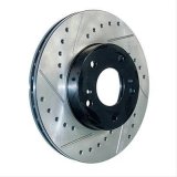 StopTech 2017 Subaru Outback Slotted & Drilled Left Sport Brake Rotor thumbnail 2
