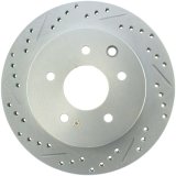 StopTech Select Sport Nissan Slotted and Drilled Right Rear Rotor thumbnail 1