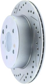 StopTech Select Sport Nissan Slotted and Drilled Right Rear Rotor thumbnail 4
