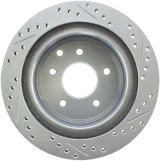 StopTech Select Sport Nissan Slotted and Drilled Right Rear Rotor thumbnail 5