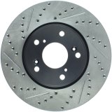 StopTech Slotted & Drilled Sport Brake Rotor Front Right 13 Honda Accord Sport thumbnail 4