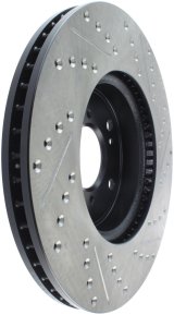 StopTech Slotted & Drilled Sport Brake Rotor Front Right 13 Honda Accord Sport thumbnail 8