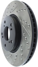 StopTech Slotted & Drilled Sport Brake Rotor Front Right 13 Honda Accord Sport thumbnail 9