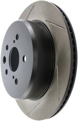 StopTech 13-14 Lexus GS300/350/400/430 Slotted Sport Rear Right Brake Rotor thumbnail 5