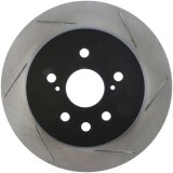 StopTech 13-14 Lexus GS300/350/400/430 Slotted Sport Rear Left Brake Rotor thumbnail 1