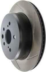 StopTech 13-14 Lexus GS300/350/400/430 Slotted Sport Rear Left Brake Rotor thumbnail 5