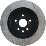 StopTech Slotted & Drilled Sport Brake Rotor Right Rear 13-14 Lexus GS300/350/400/430 thumbnail 6