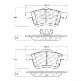 Posi-Quiet 2014 Fiat 500L Front Brake Pads thumbnail 1