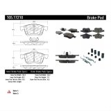 Posi-Quiet 2014 Fiat 500L Front Brake Pads thumbnail 2