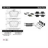 Posi-Quiet 14-16 Audi A3 Rear Brake Pads thumbnail 2