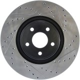 StopTech 14+ Ford Focus ST w/ 335mm Brakes Front Left Slotted & Drilled Rotor thumbnail 3