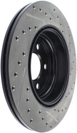 StopTech 12-16 BMW 335i Slotted & Drilled Rear Right Rotor thumbnail 4
