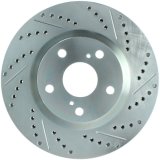 StopTech Select Sport 11-16 Toyota Avalon/ 11-17 Camry SportStop Slotted & Drilled Left Front Rotor thumbnail 1