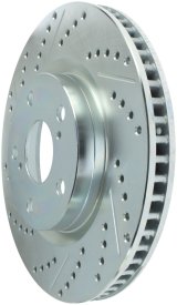 StopTech Select Sport 11-16 Toyota Avalon/ 11-17 Camry SportStop Slotted & Drilled Right Front Rotor thumbnail 1