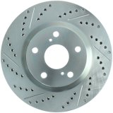 StopTech Select Sport 11-16 Toyota Avalon/ 11-17 Camry SportStop Slotted & Drilled Right Front Rotor thumbnail 2
