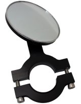 Fishbone Offroad Tube Door Mirror Billet Aluminum - Black Powdercoat thumbnail 1