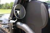 Fishbone Offroad Tube Door Mirror Billet Aluminum - Black Powdercoat thumbnail 3