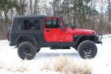 Fishbone Offroad 97-06 Jeep Wrangler Steel Tube Fender Front/Rear - Blk Txtred Powdercoat (Set Of 4) thumbnail 3