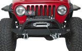 Fishbone Offroad 97-06 Jeep Wrangler TJ Rubicon Front Bumper W/Winch Guard - Blk Textured Powdercoat thumbnail 8