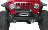Fishbone Offroad 97-06 Jeep Wrangler TJ Rubicon Front Bumper W/Winch Guard - Blk Textured Powdercoat thumbnail 9