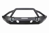 Fishbone Offroad 07-18 Jeep Wrangler JK Full Width Front Winch Bumper - Black Powdercoat thumbnail 1