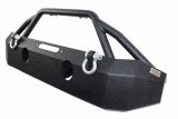 Fishbone Offroad 07-18 Jeep Wrangler JK Full Width Front Winch Bumper - Black Powdercoat thumbnail 3