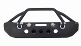 Fishbone Offroad 07-18 Jeep Wrangler Front Winch Bumper W/LEDs Full Width - Blk Textured Powdercoat thumbnail 1