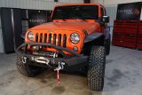 Fishbone Offroad 07-18 Jeep Wrangler Front Winch Bumper W/LEDs Full Width - Blk Textured Powdercoat thumbnail 2