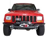Fishbone Offroad Cherokee XJ Front Winch Bumper W/O Grille Guard Bullhead Steel - Blk Txtrd Pwdrcoat thumbnail 3