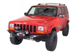 Fishbone Offroad Cherokee XJ Front Winch Bumper W/O Grille Guard Bullhead Steel - Blk Txtrd Pwdrcoat thumbnail 5